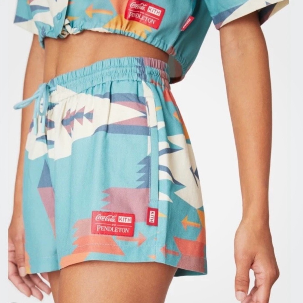 KITH x Pendleton x Coca Cola Limited Edition Ellen Il Silky Shorts